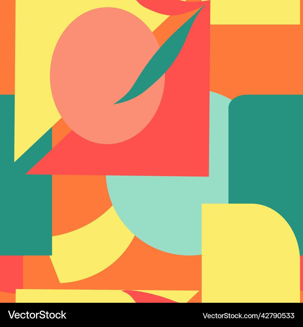 Abstract seamless pattern withe various lines Vector Image