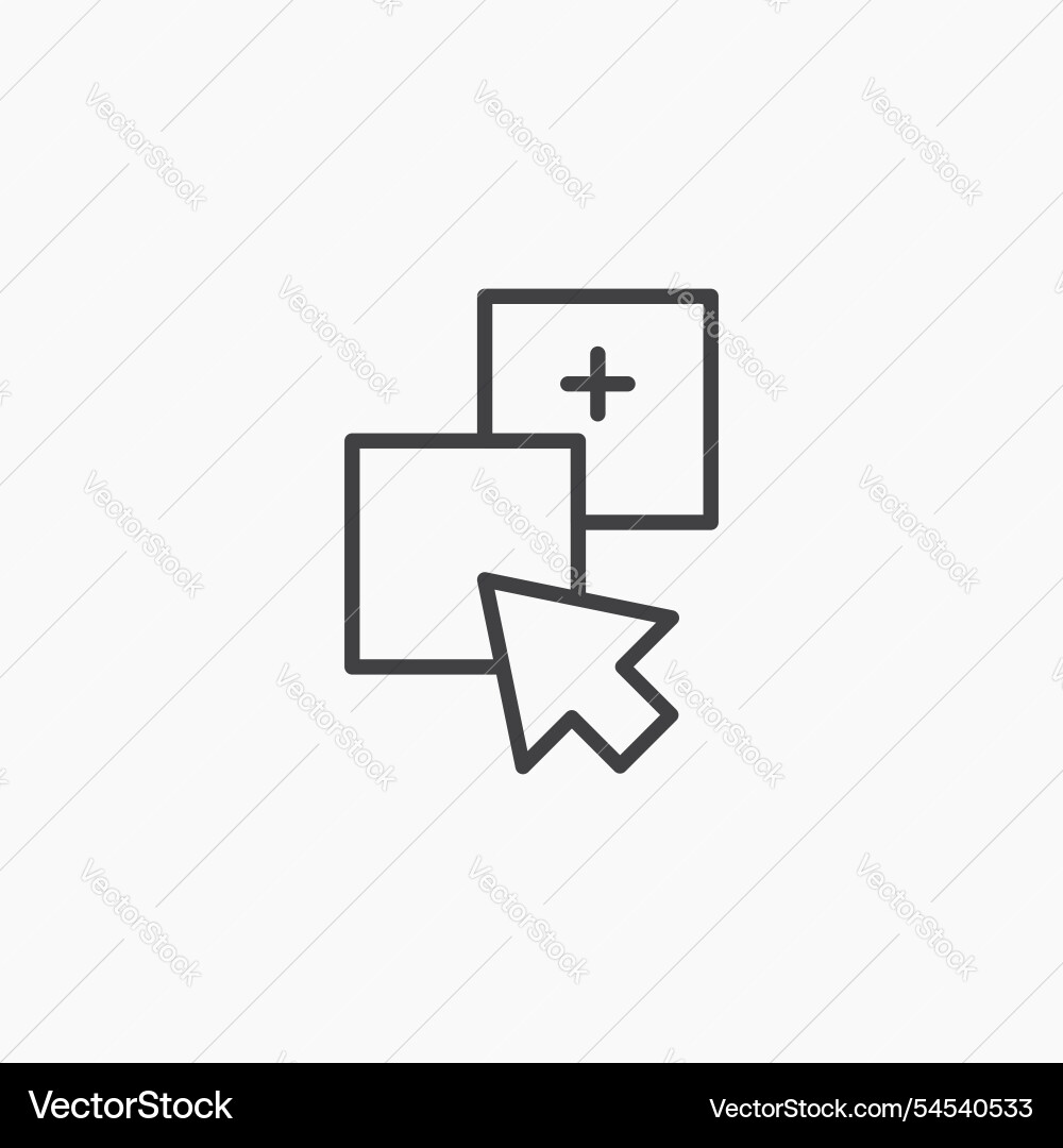 Drag and drop icon Drag and drop icon vector image