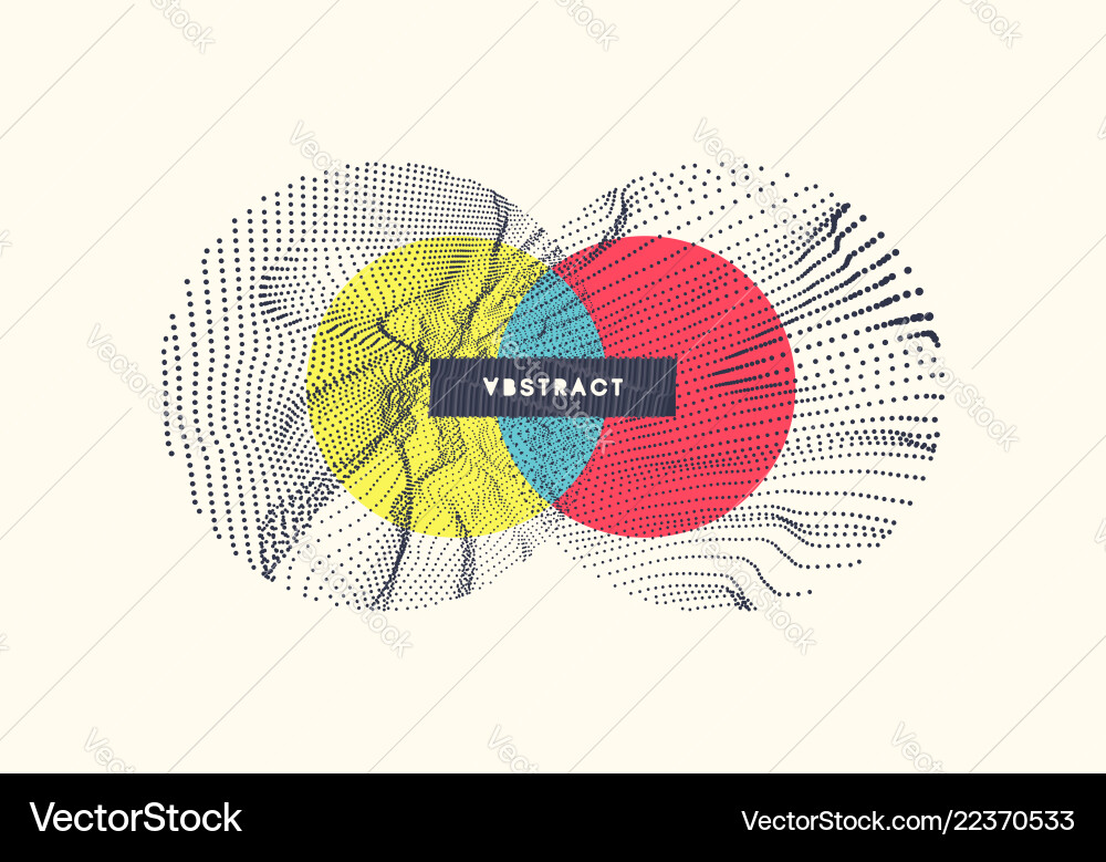 Dynamic Particle Background Vector Image