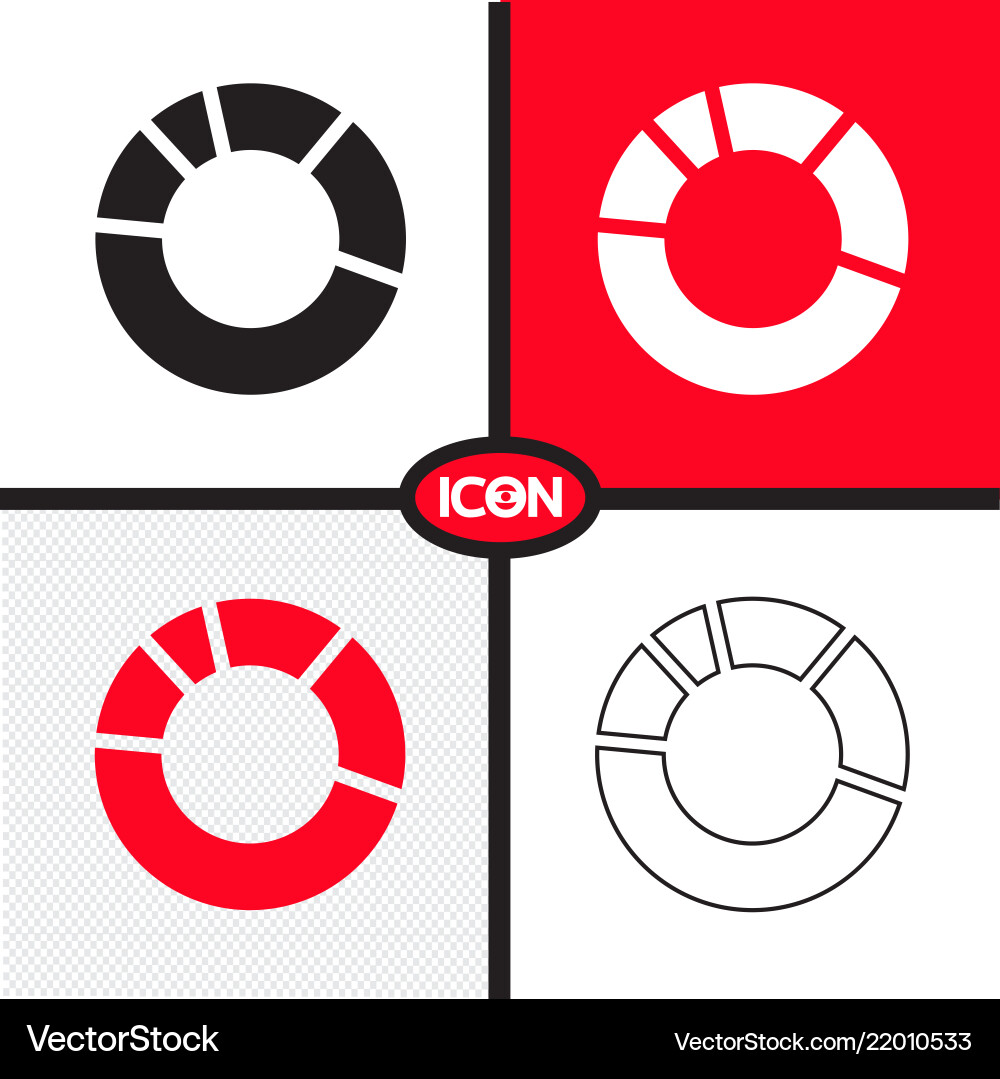 Graph chart icon Vector Image