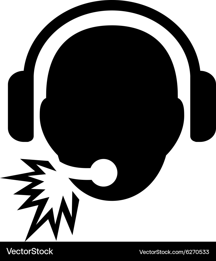 Operator message icon vector image