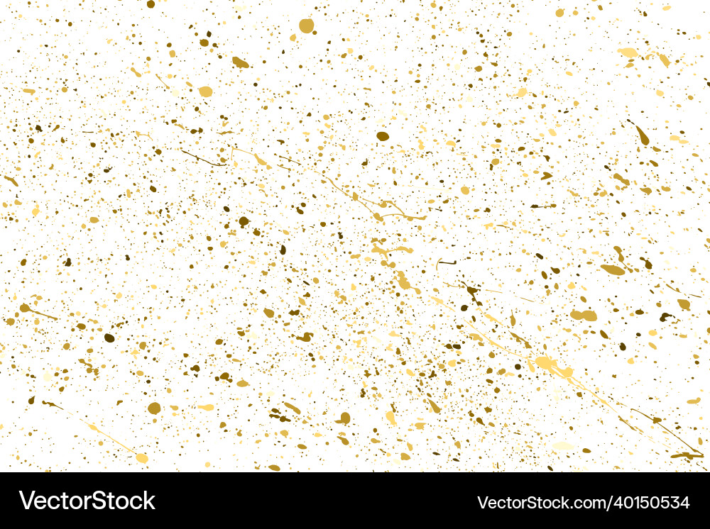 Abstract splashes gold isolated on white Abstract splashes gold isolated on white Vector Image