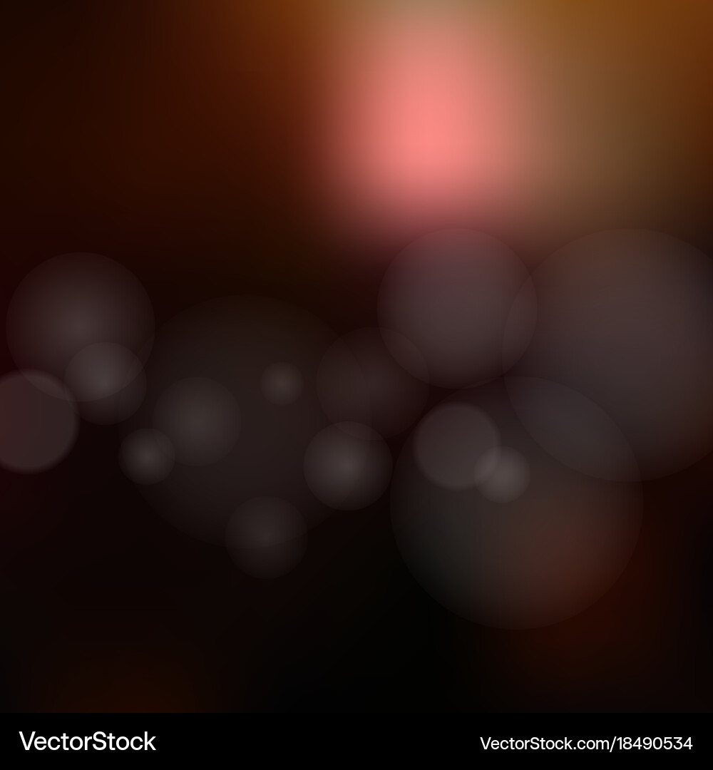 Blurred background with bokeh vector image
