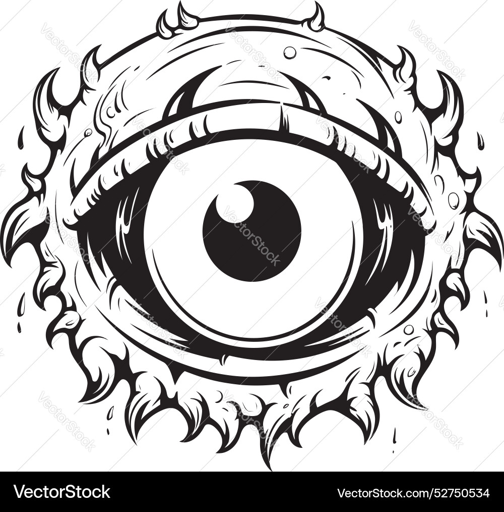 Chilling charms coloring pages depicting creepy Vector Image
