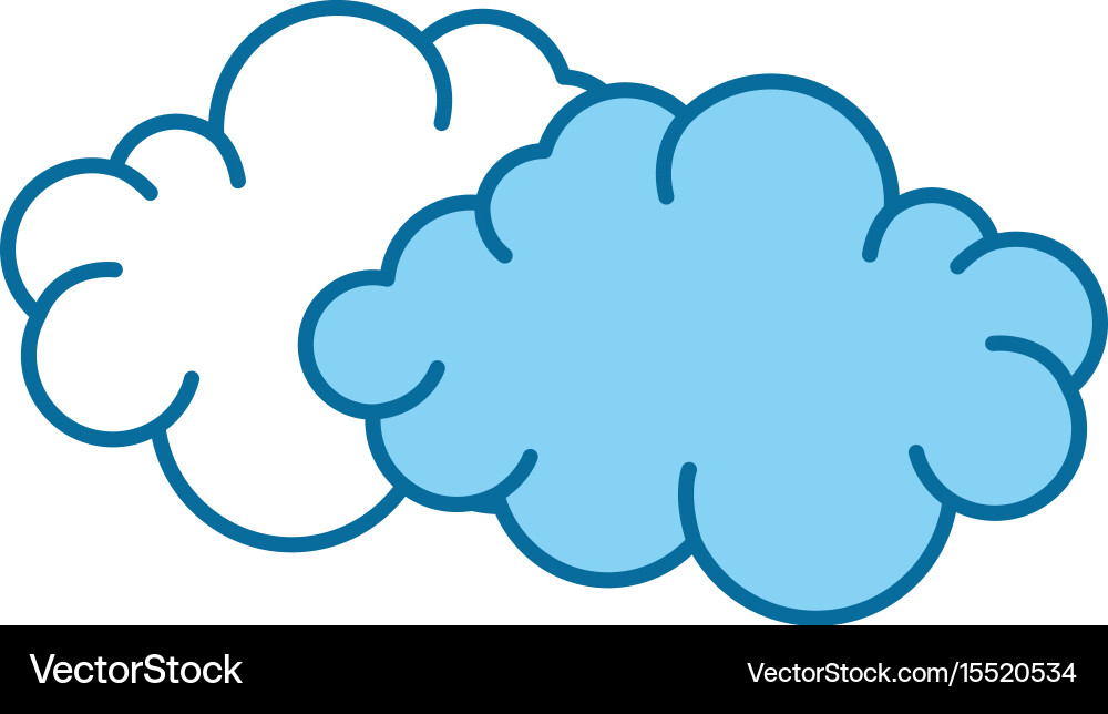 Clouds icon image vector image