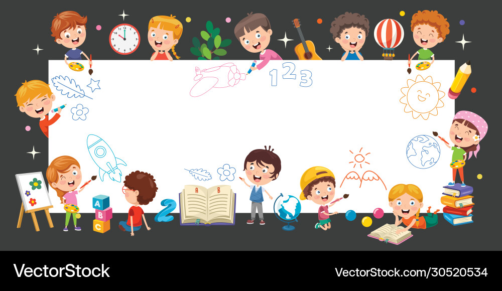 Frame with copy space Vector Image