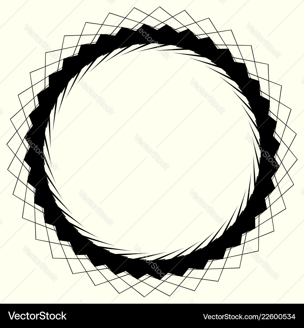 Geometric circle element motif random edgy Geometric circle element motif random edgy vector image