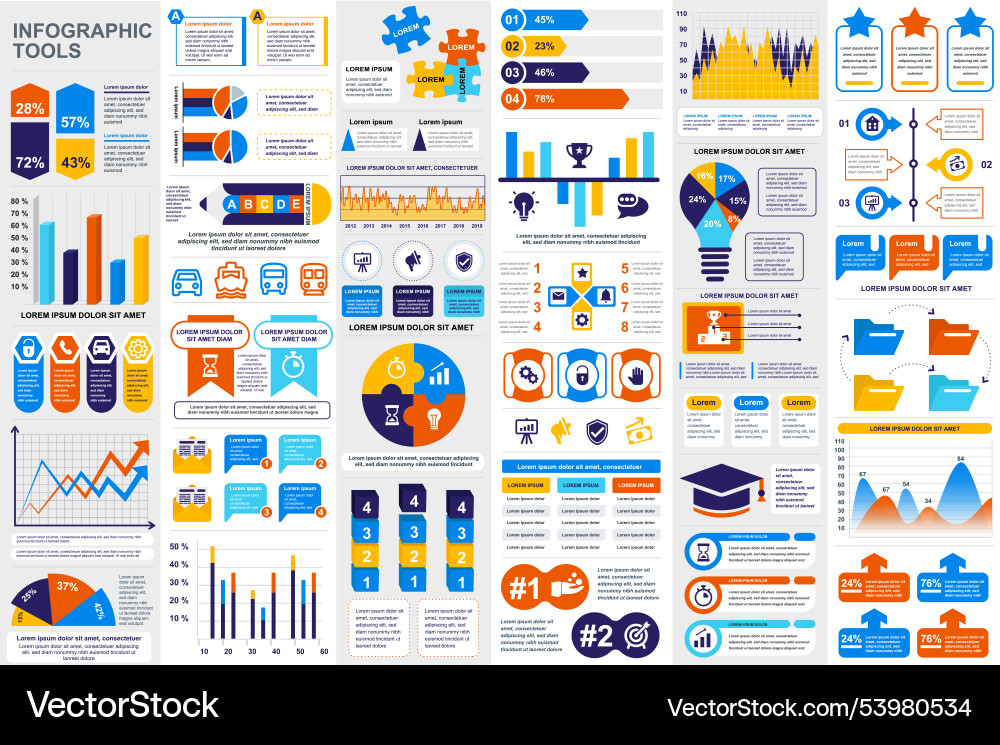 Infographic elements data visualization design Infographic elements data visualization design vector image