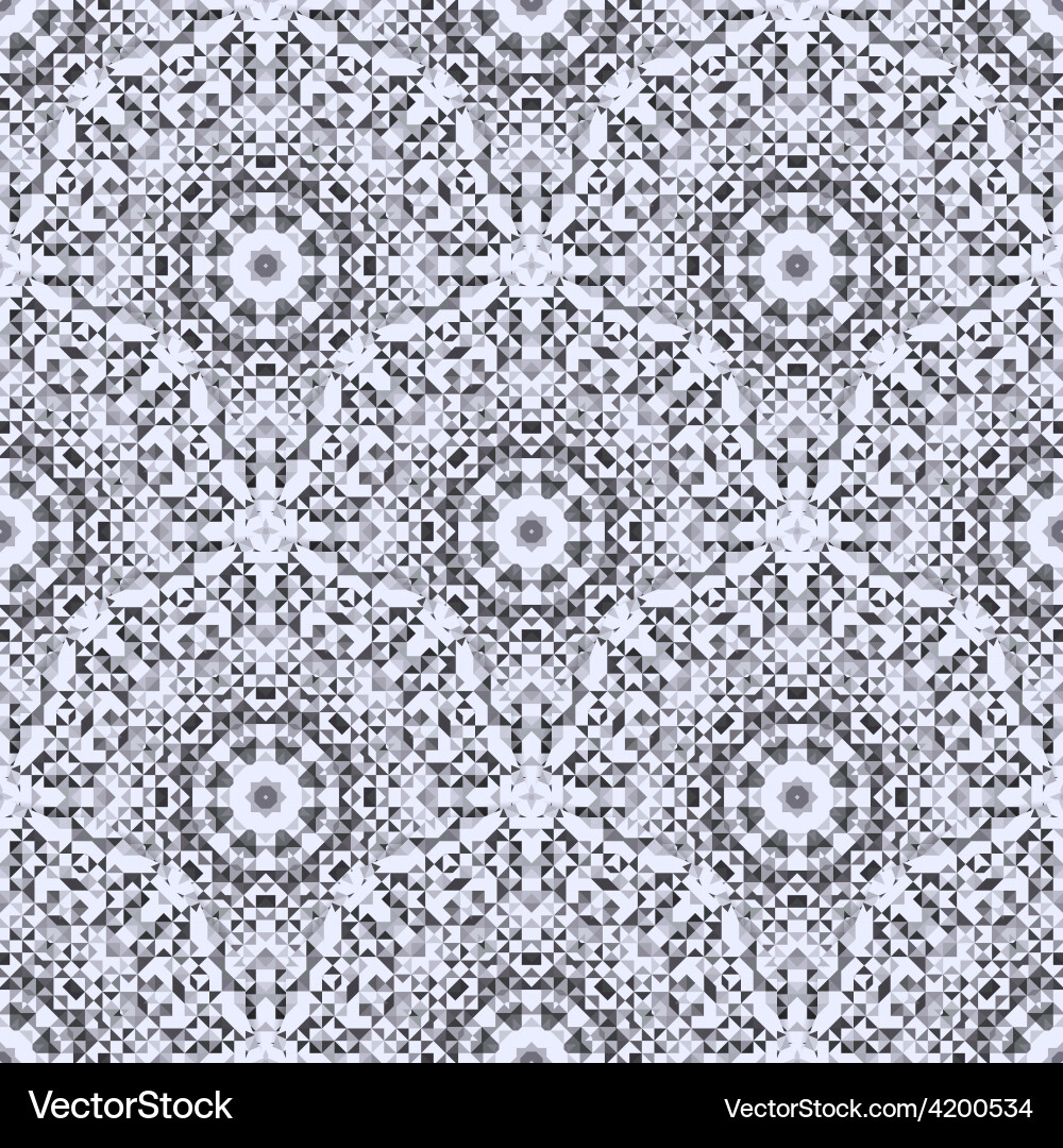 Mosaic texture for textile print Vector Image
