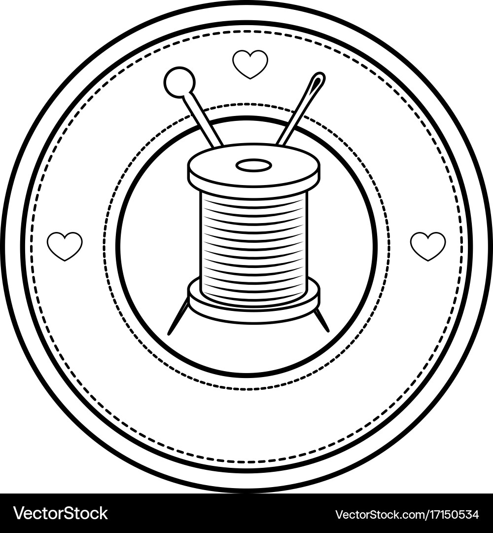 Thread spool icon Royalty Free Vector Image - VectorStock