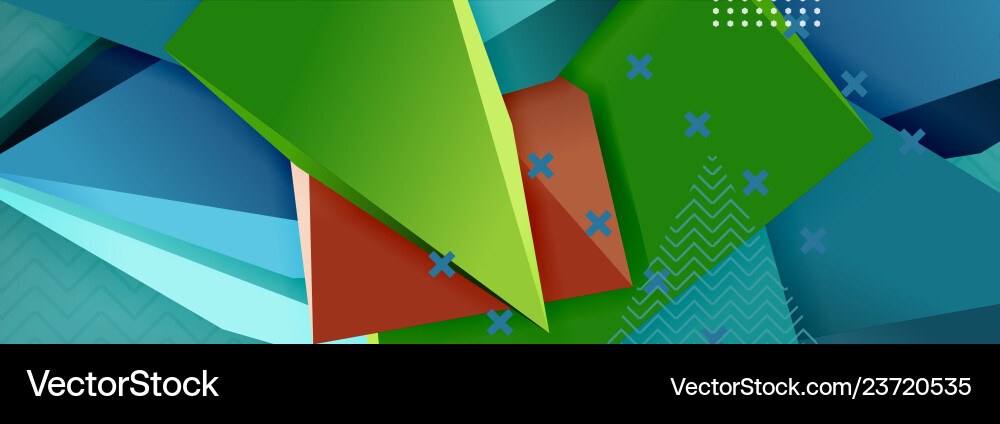 3d triangular shapes abstract background 3d triangular shapes abstract background vector image
