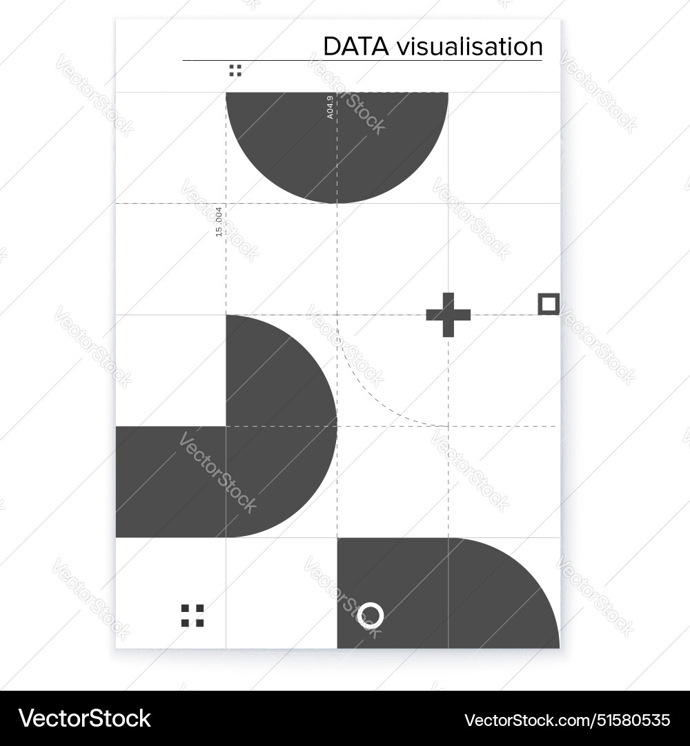 Abstrakte Datenvisualisierungsvorlage visualisieren Abstrakte Datenvisualisierungsvorlage visualisieren vektorbild