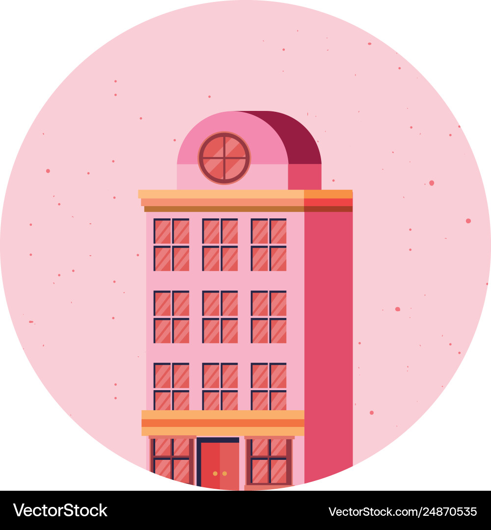 Building architecture skyscraper structure design Vector Image