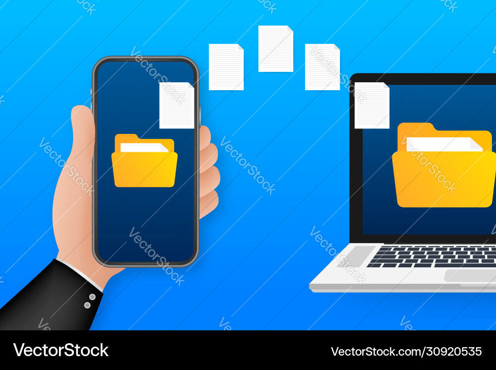 Computer Getting Data Vector Get Data Vector Images (over 1,100)