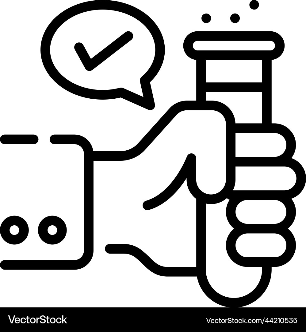 Lab testing Vector Image