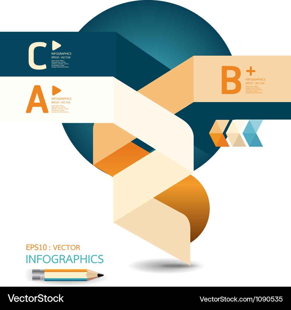 Modern Abstract Layout Template vector image