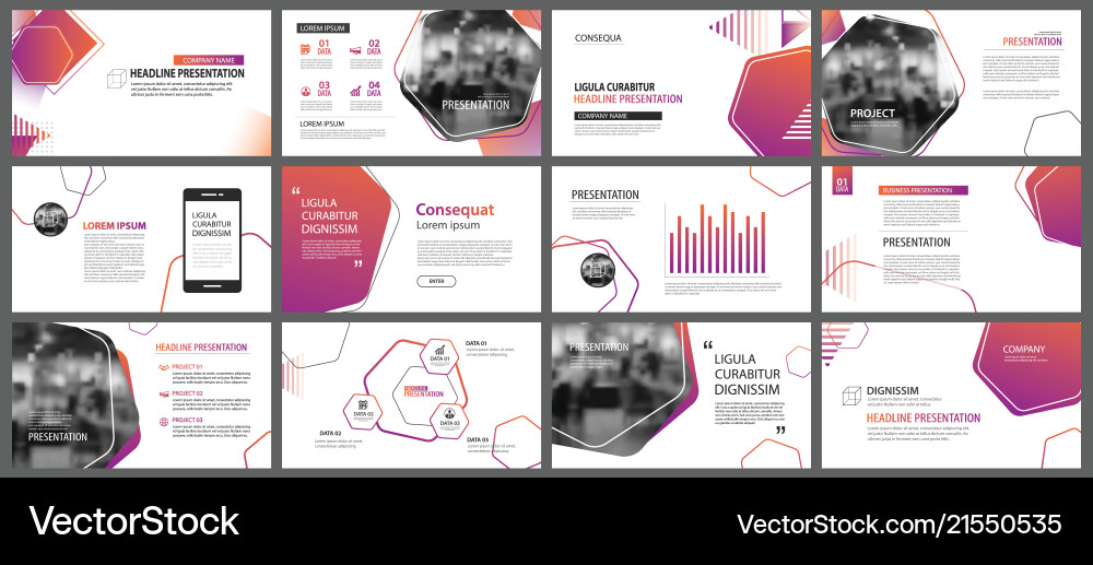 Presentation and slide layout background design Presentation and slide layout background design vector image