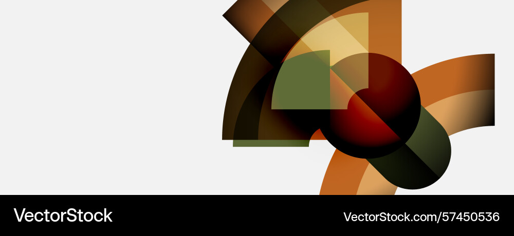 Abstract composition features overlapping curved Abstract composition features overlapping curved vector image