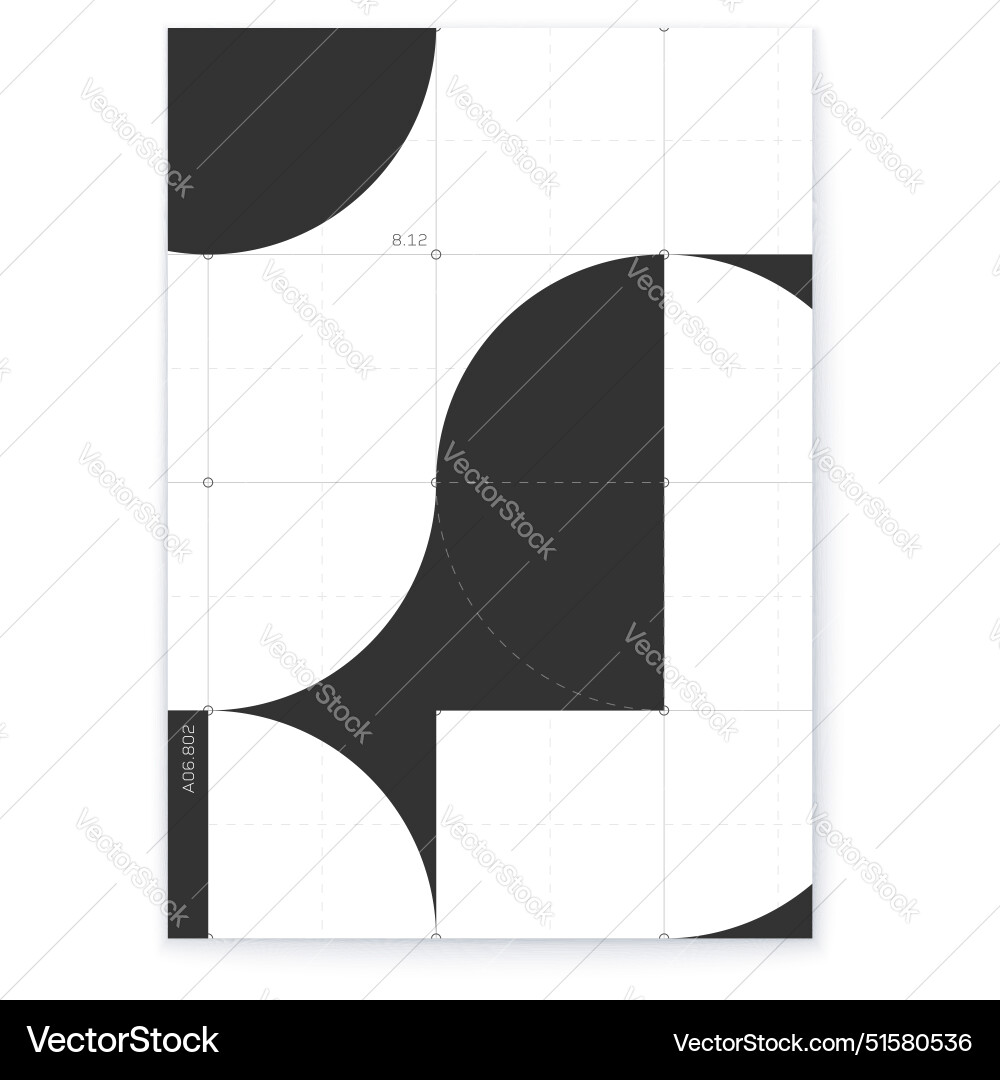 Abstract data patterns in black and white Abstract data patterns in black and white vector image