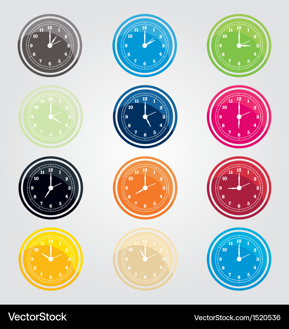 Digital Clock Display vector image