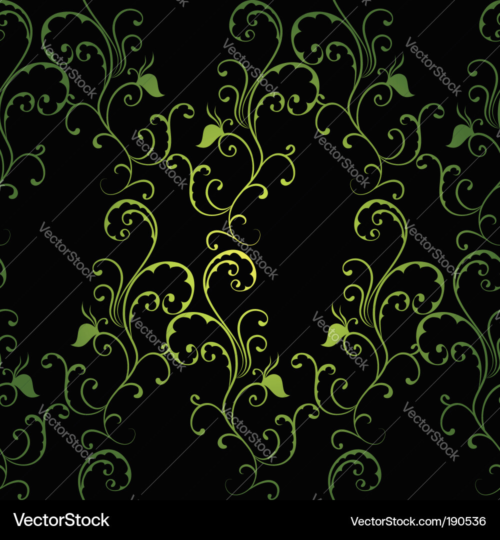 Elegant Scroll Pattern vector image