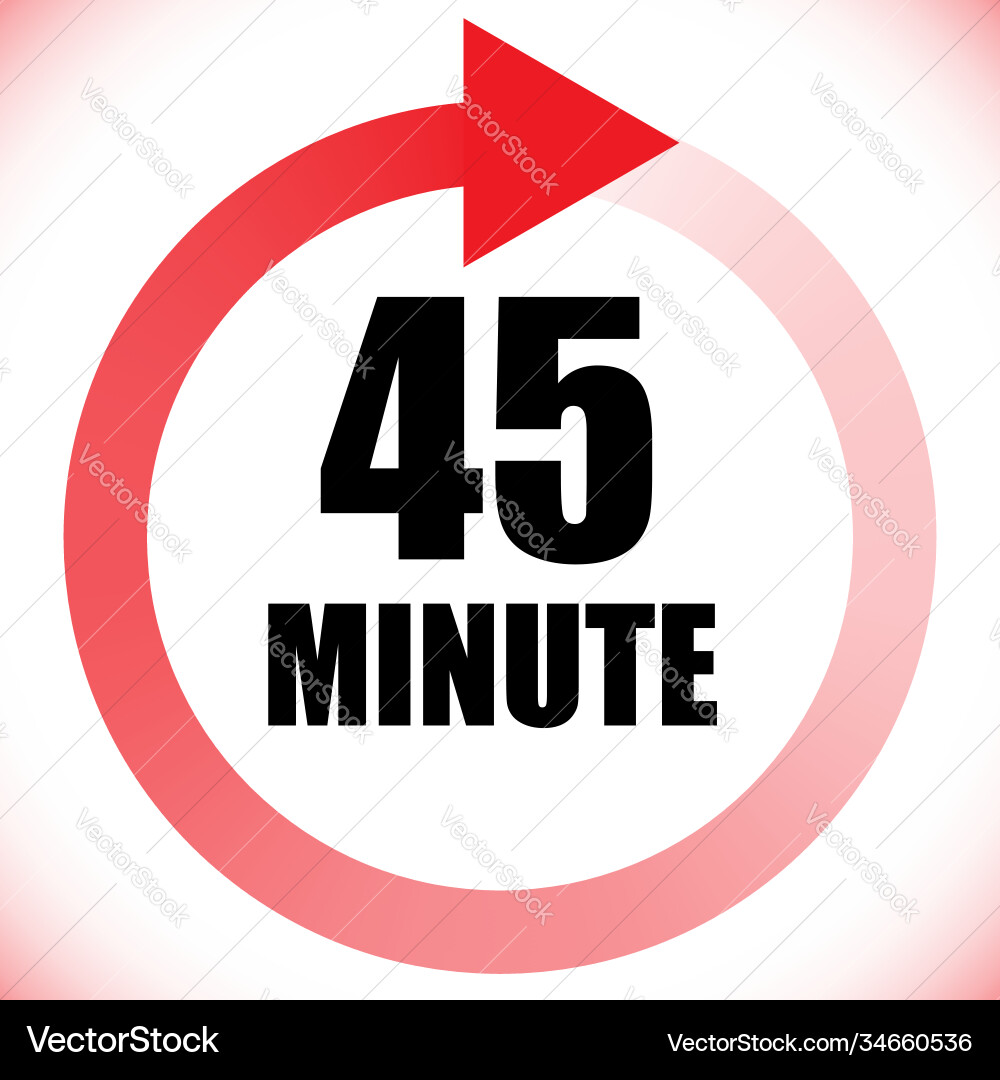 Numbers numerals dial time duration and schedule Vector Image