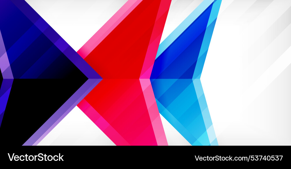 Abstract background color triangles and arrows Abstract background color triangles and arrows vector image