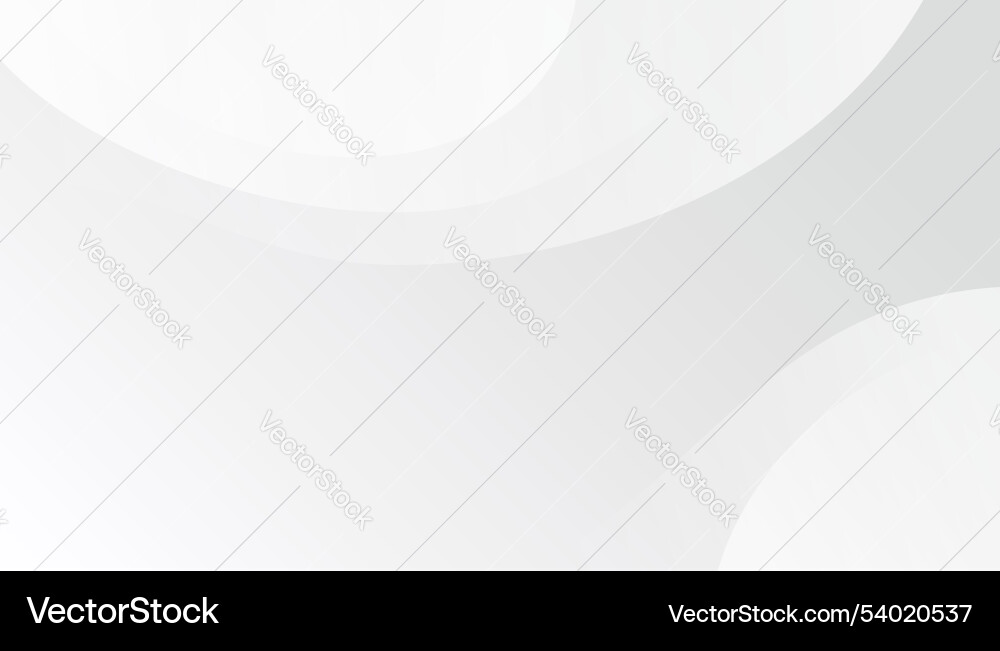 Abstract white background with gray dynamic curve vector image