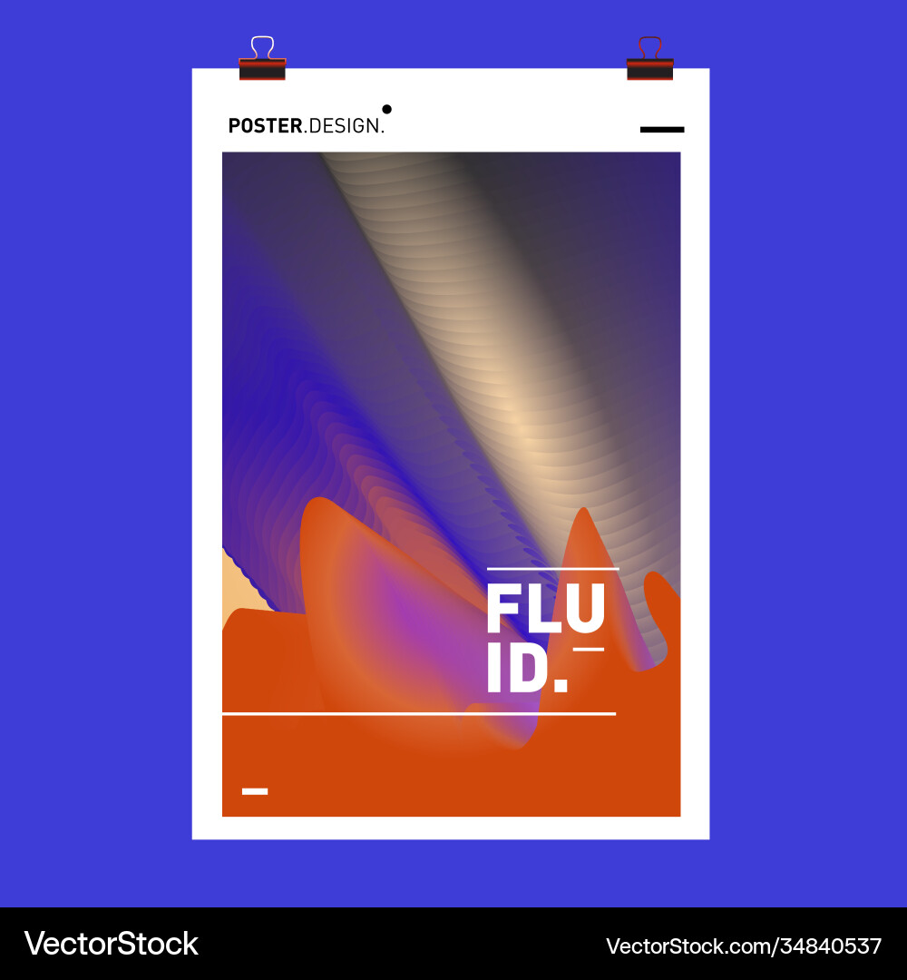 Colorful abstract fluid gradient pattern Colorful abstract fluid gradient pattern Vector Image