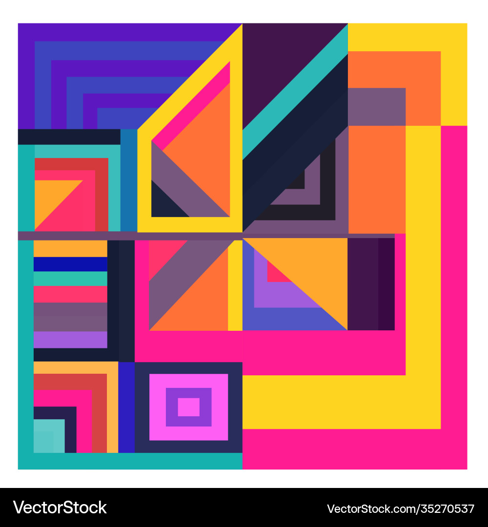 Colorful geometric and curve background pattern Colorful geometric and curve background pattern vector image