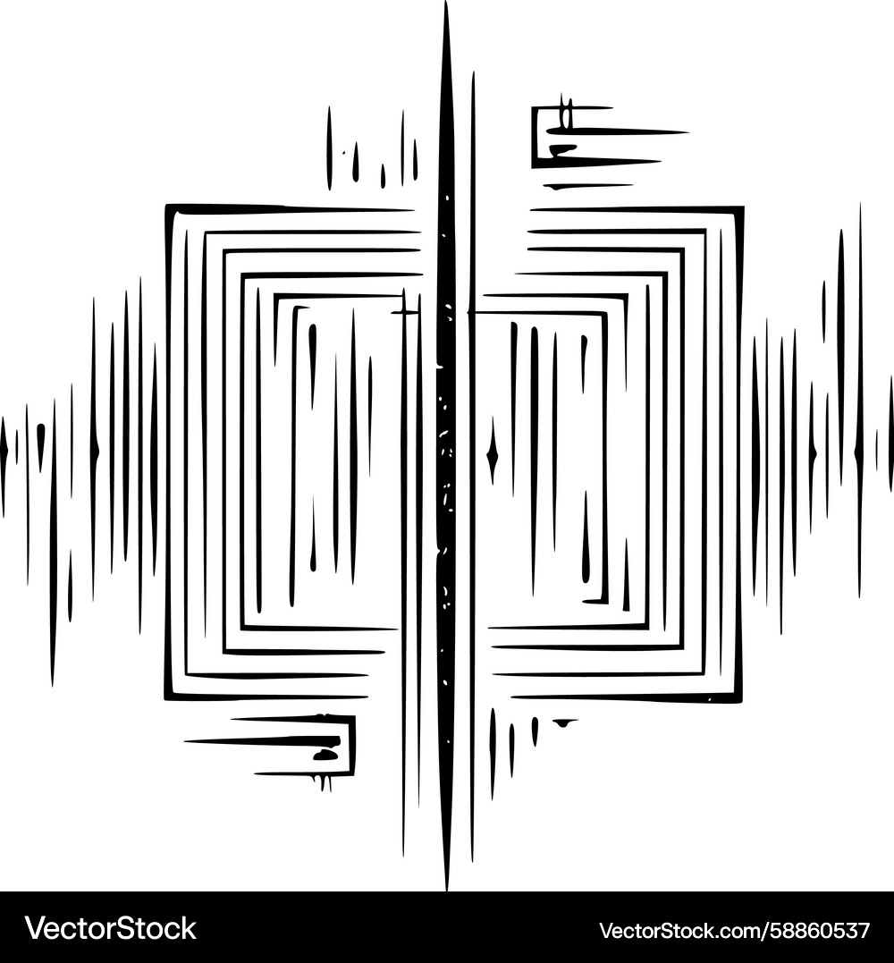 Dynamic Sound Pattern Vector Image