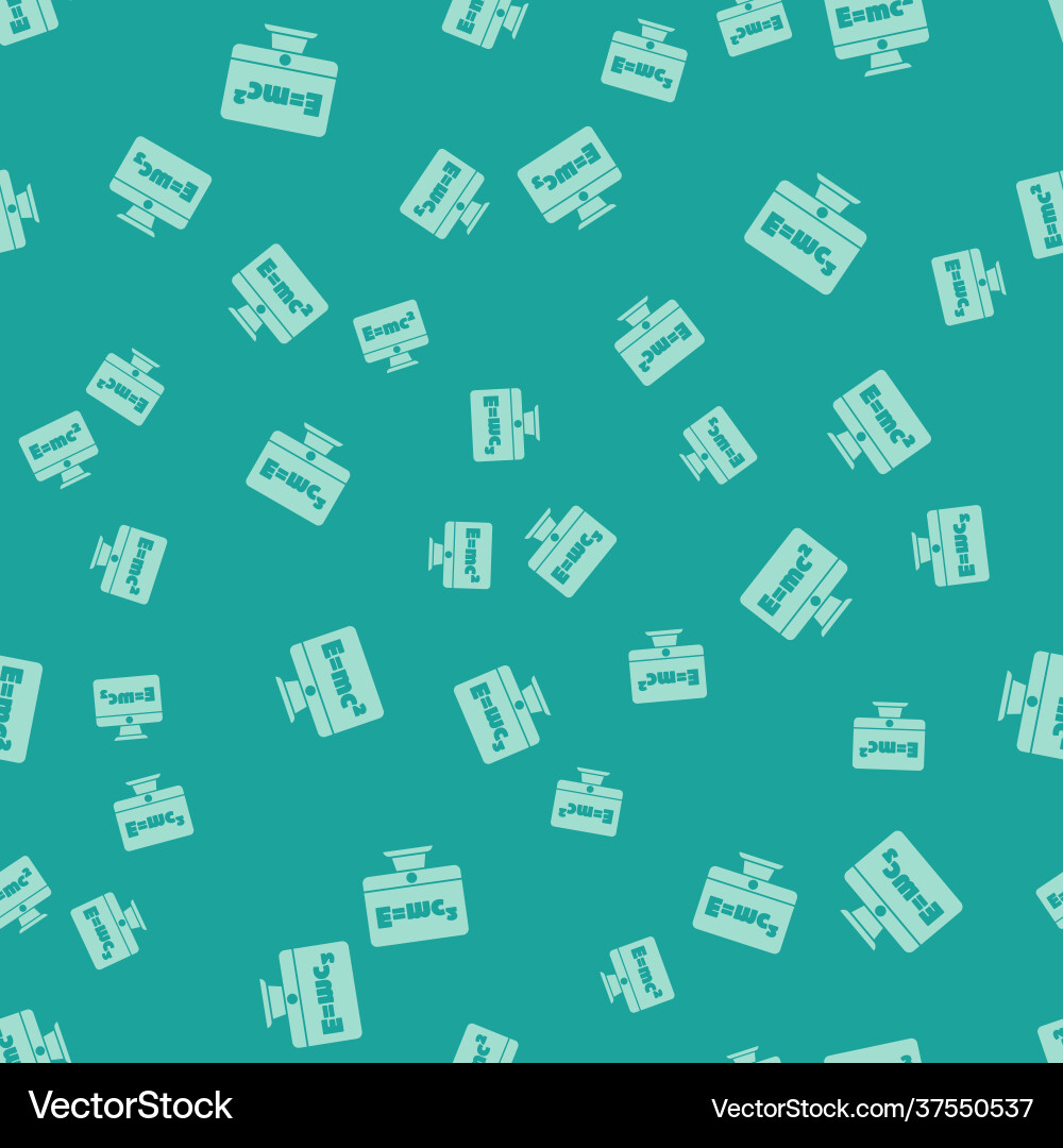 Green math system equation solution on computer Green math system equation solution on computer vector image