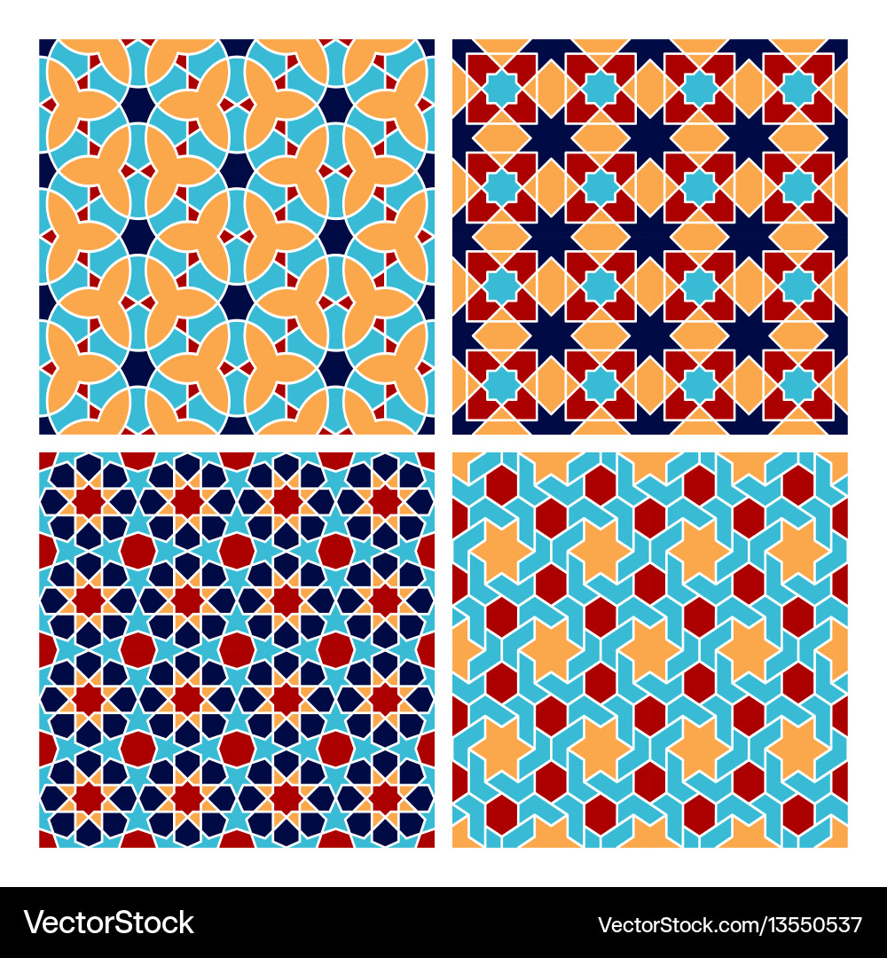 Islamische geometrische Muster Vektorbild