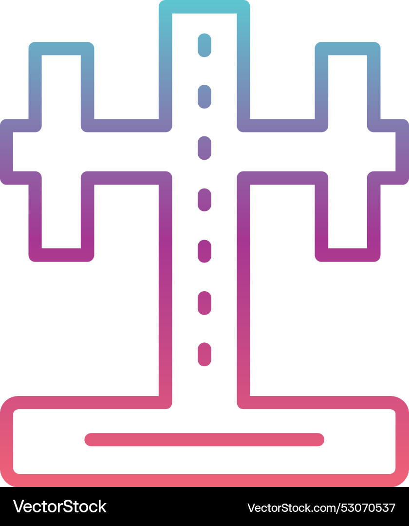 Lcd stand line gradient design Vector Image