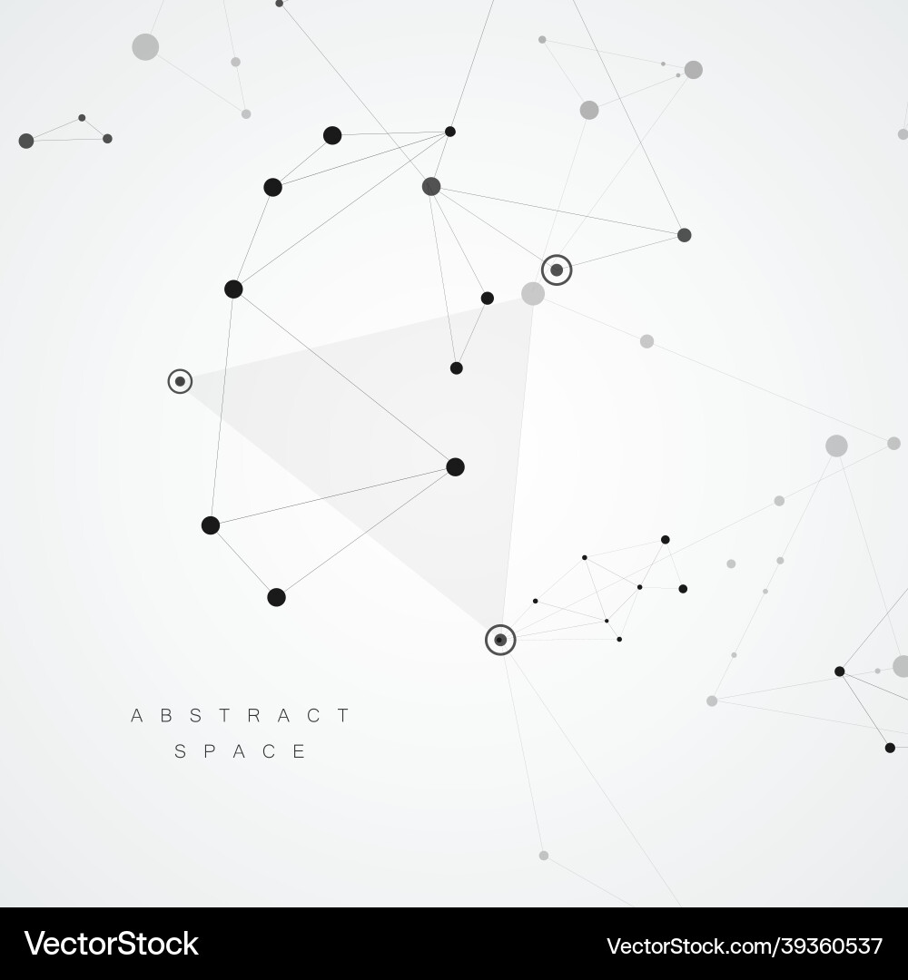 Points connected by straight lines into simple Points connected by straight lines into simple vector image