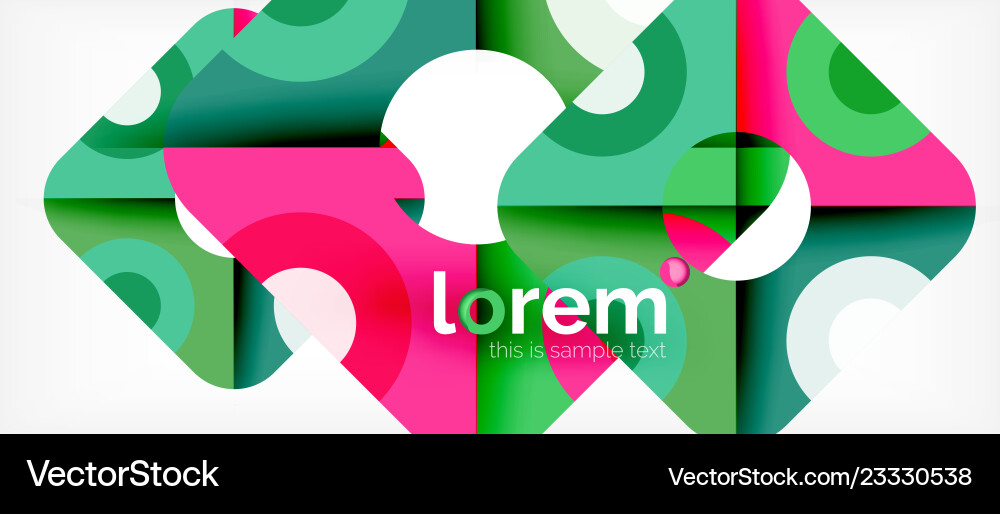 Abstract round elements composition background Abstract round elements composition background Vector Image