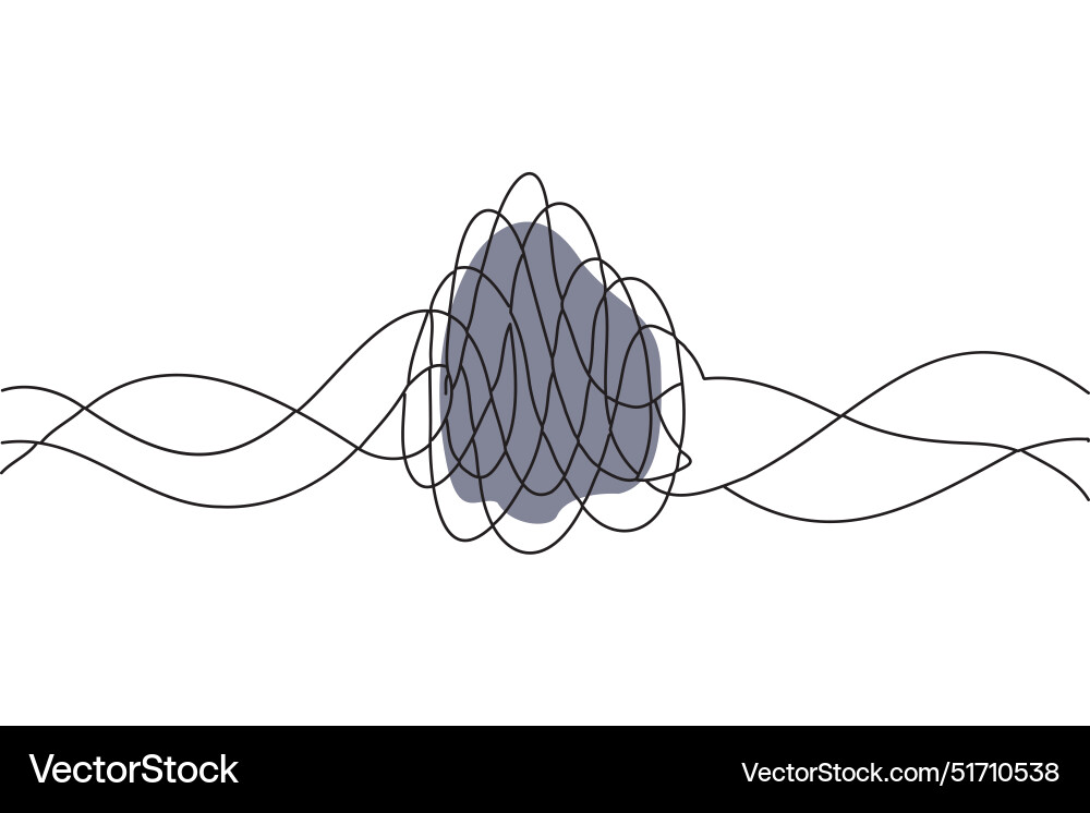 Continuous line art or one random Continuous line art or one random vector image