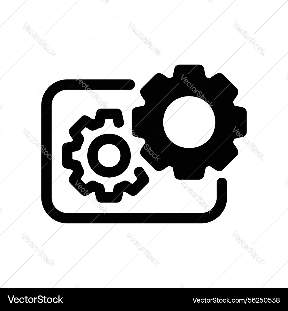 Konfigurationseinstellungen Symbol mit zwei Verriegelungen Konfigurationseinstellungen Symbol mit zwei Verriegelungen vektorbild