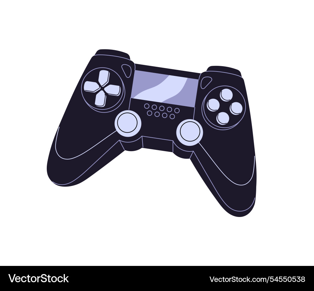 Modern controller for video game console icon Modern controller for video game console icon vector image