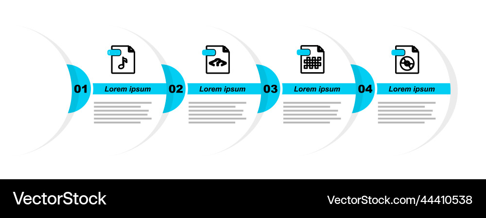 Set line wma file document png php and mp3 icon Set line wma file document png php and mp3 icon vector image