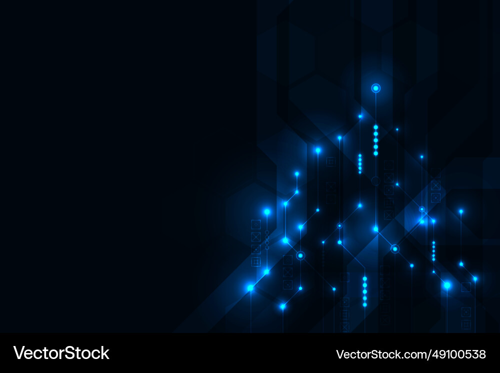 Technology commucation concept network abstract Technology commucation concept network abstract vector image