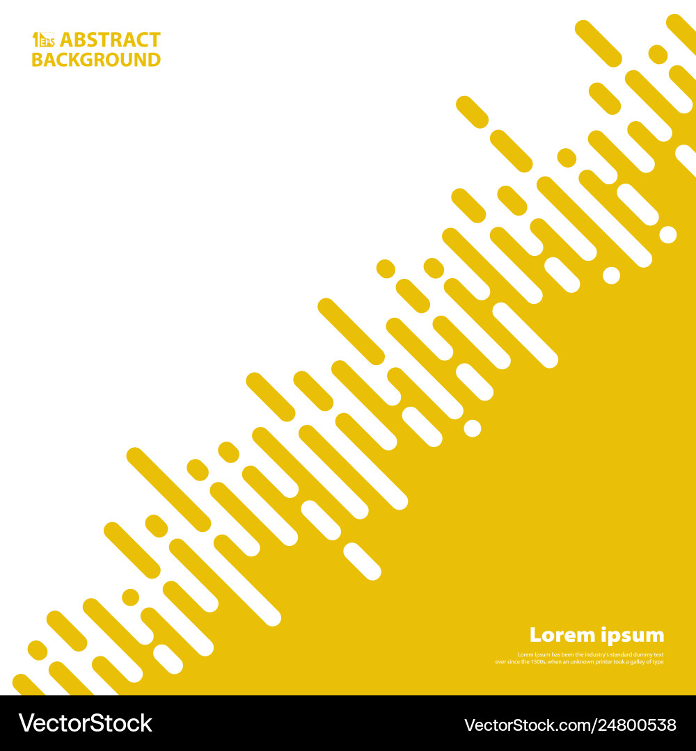 Yellow Stripe Background - Abstract Lines vector image