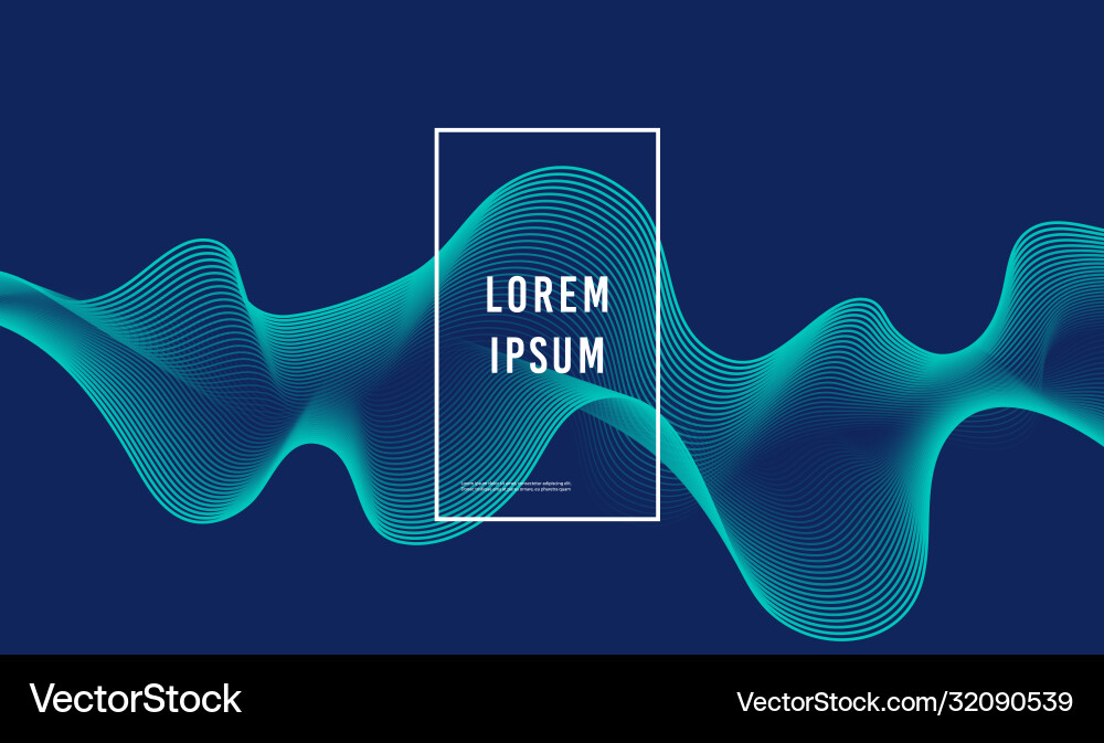 Dynamic Abstract Flow Background vector image