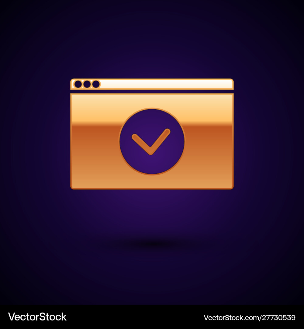 Gold secure your site with https ssl icon Gold secure your site with https ssl icon vector image