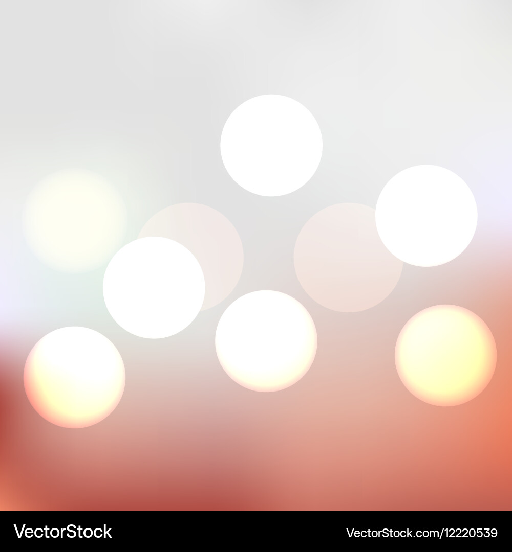 Sparkling bokeh vector image