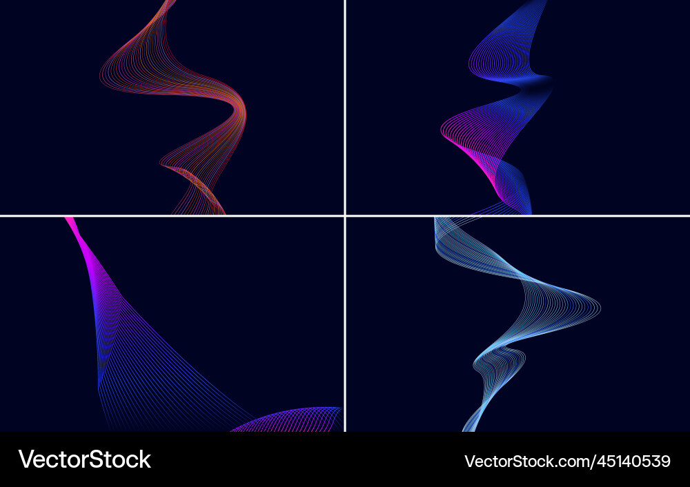 Use this pack of backgrounds to add a touch Vector Image