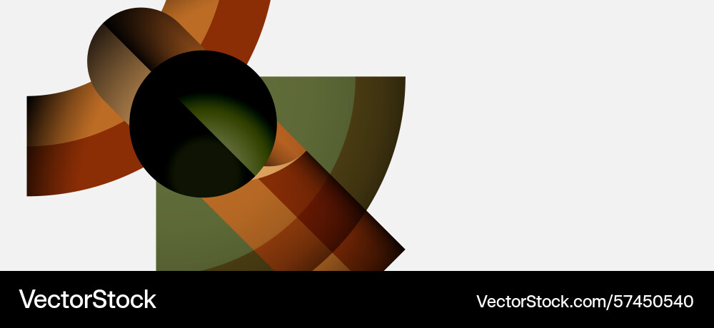Abstract composition features overlapping shapes Abstract composition features overlapping shapes Vector Image