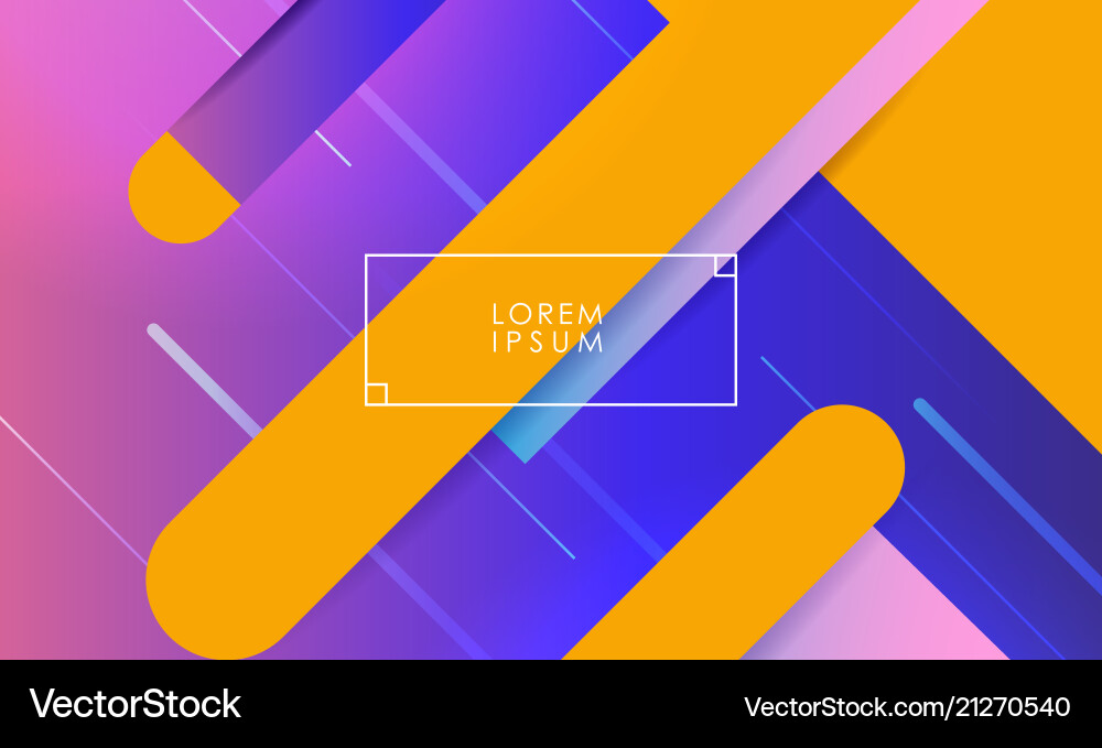Multicolored background with lines Vector Image