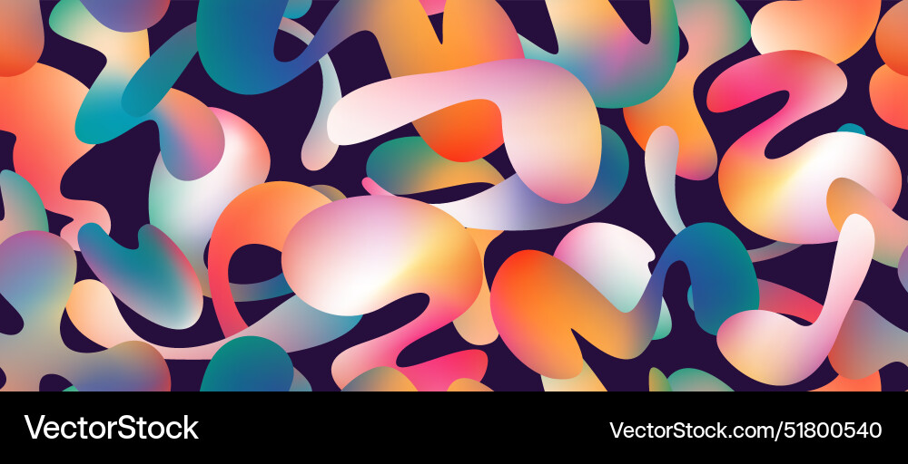 Printseamless pattern with colorful abstract forms Printseamless pattern with colorful abstract forms Vector Image