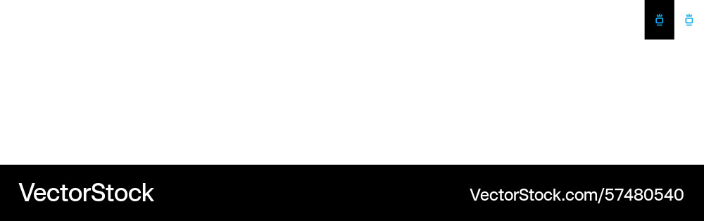 Simple monitor computer frame Vector Image